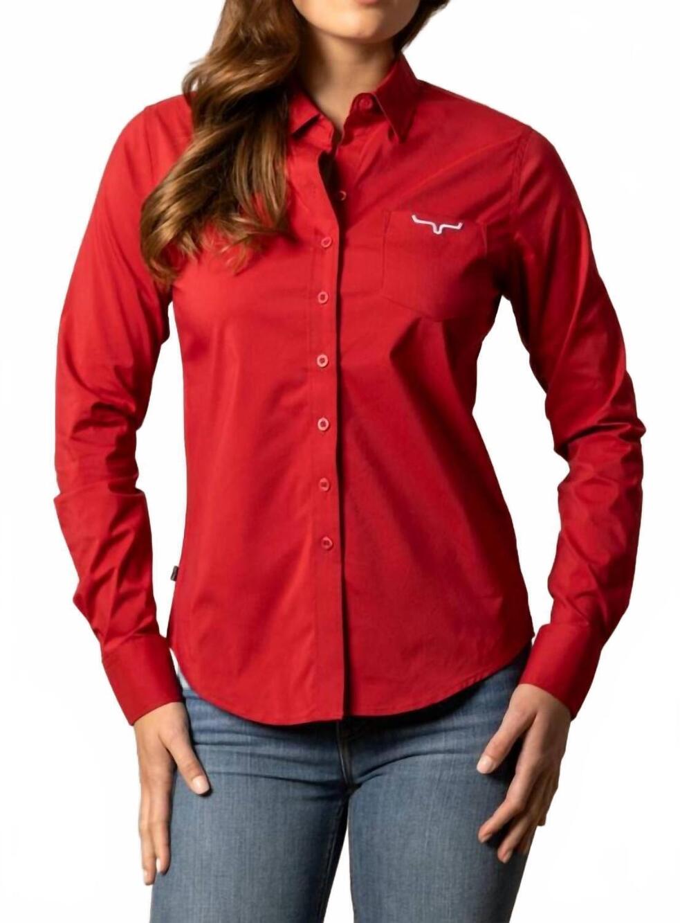 NEW KIMES RANCH kr team shirt in red